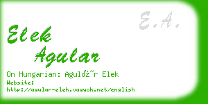 elek agular business card